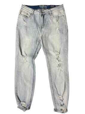 Resfeber Light Wash Blue Skinny Boyfriend Jeans- Size 14
